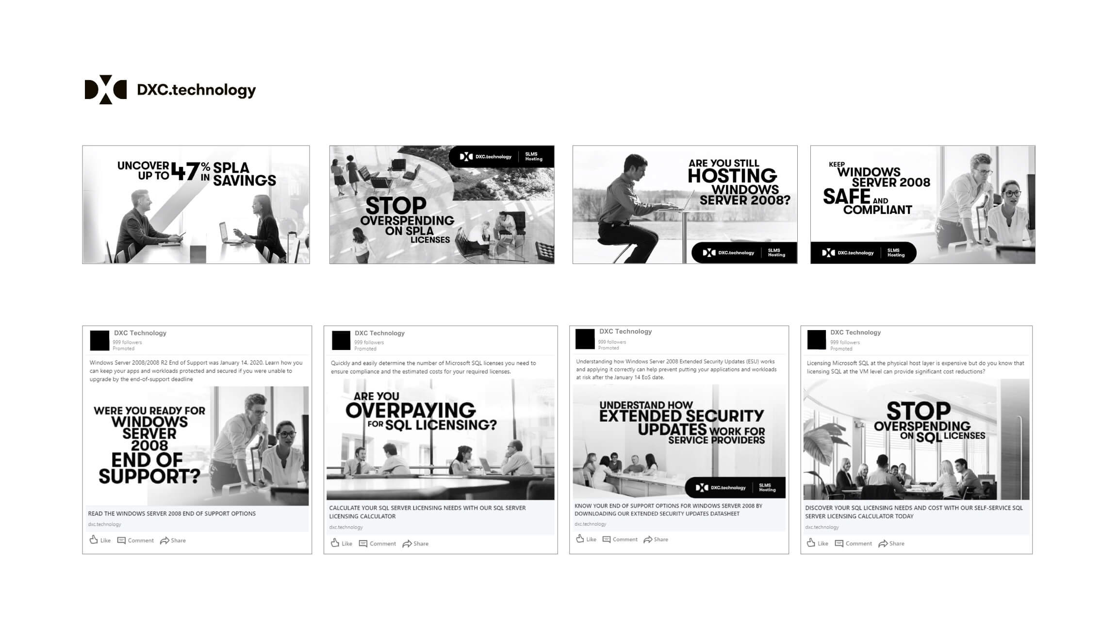 DXC Social Media Work | Merit Mile